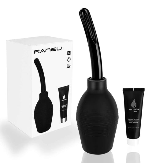 RANEU Enema Bulb Kit with Lube Anal Douche Superior Materials Douche for Men Women RANEUAU supplements