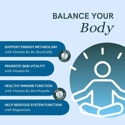 Dr Sosnowski's Hormone Balance | Multivitamin for Women to Support Hormonal Regulation, Energy, Mental Clarity & Skin | Bee Propolis, Ashwagandha, Dong Quai, Magnesium, B6 Vitamins | 60 Capsules Dr Sosnowski'sAU supplements