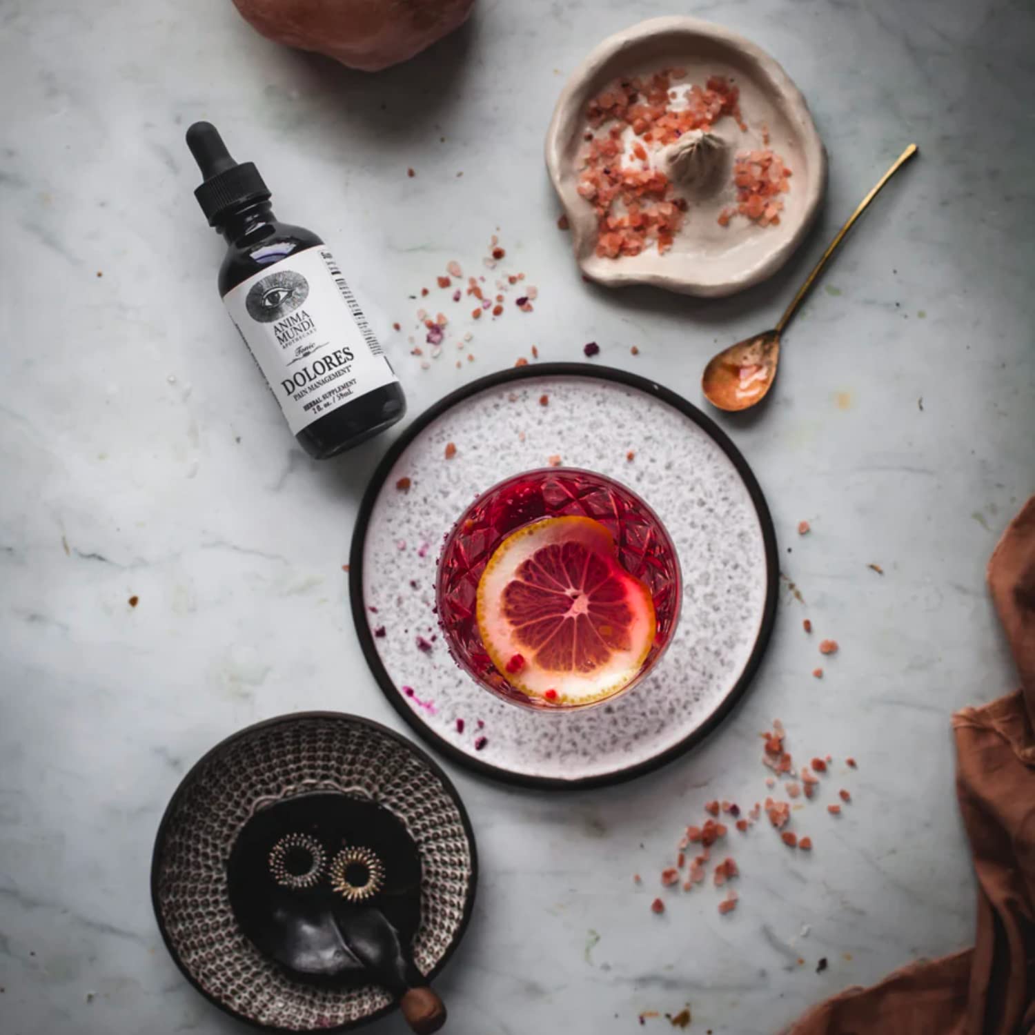 Anima Mundi Apothecary Dolores Tonic - Herbal Pain Management Supplement - Liquid Drops for Pain Management Support (2oz / 59ml) Anima Mundi Apothecary Au supplements