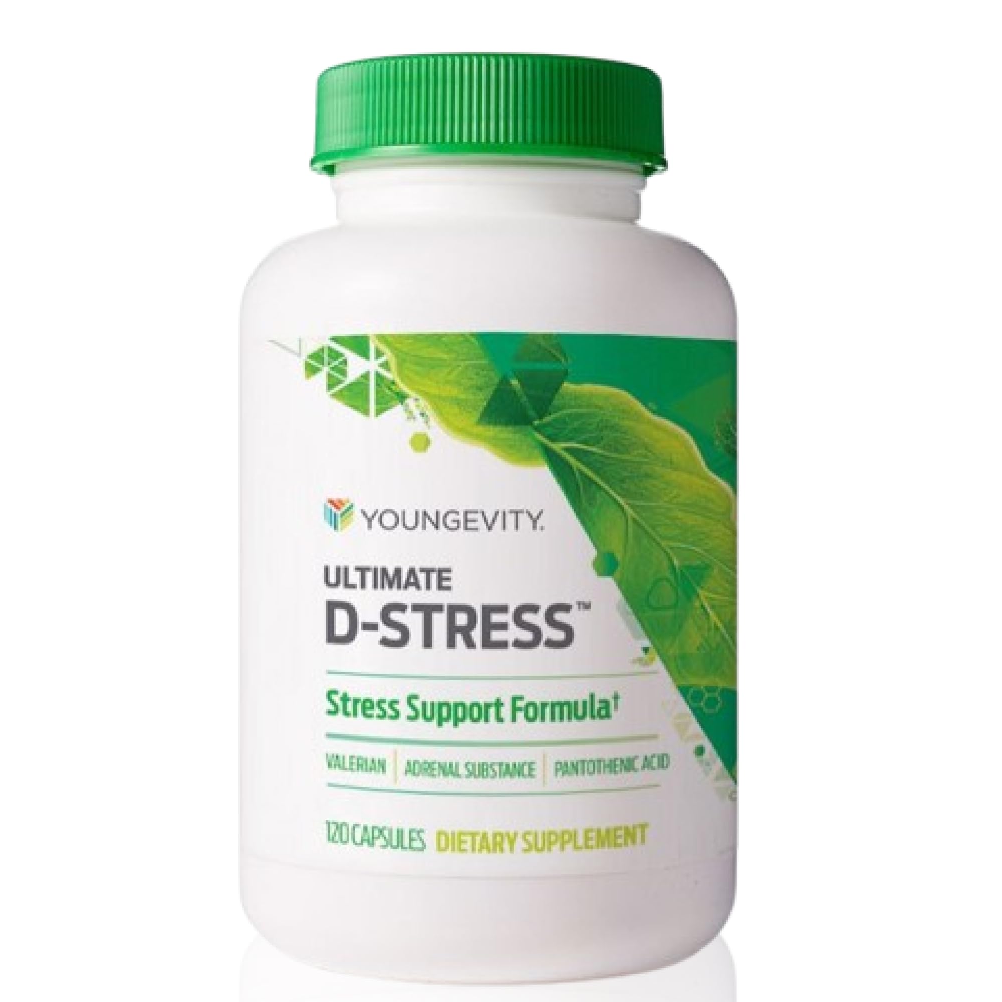 Youngevity Ultimate D-Stress™ – Natural Stress Relief Supplement with Magnesium, Valerian Root Extract, and B Vitamins – Supports Adrenal Health and Nervous System – 120 Capsules Youngevity Au supplements