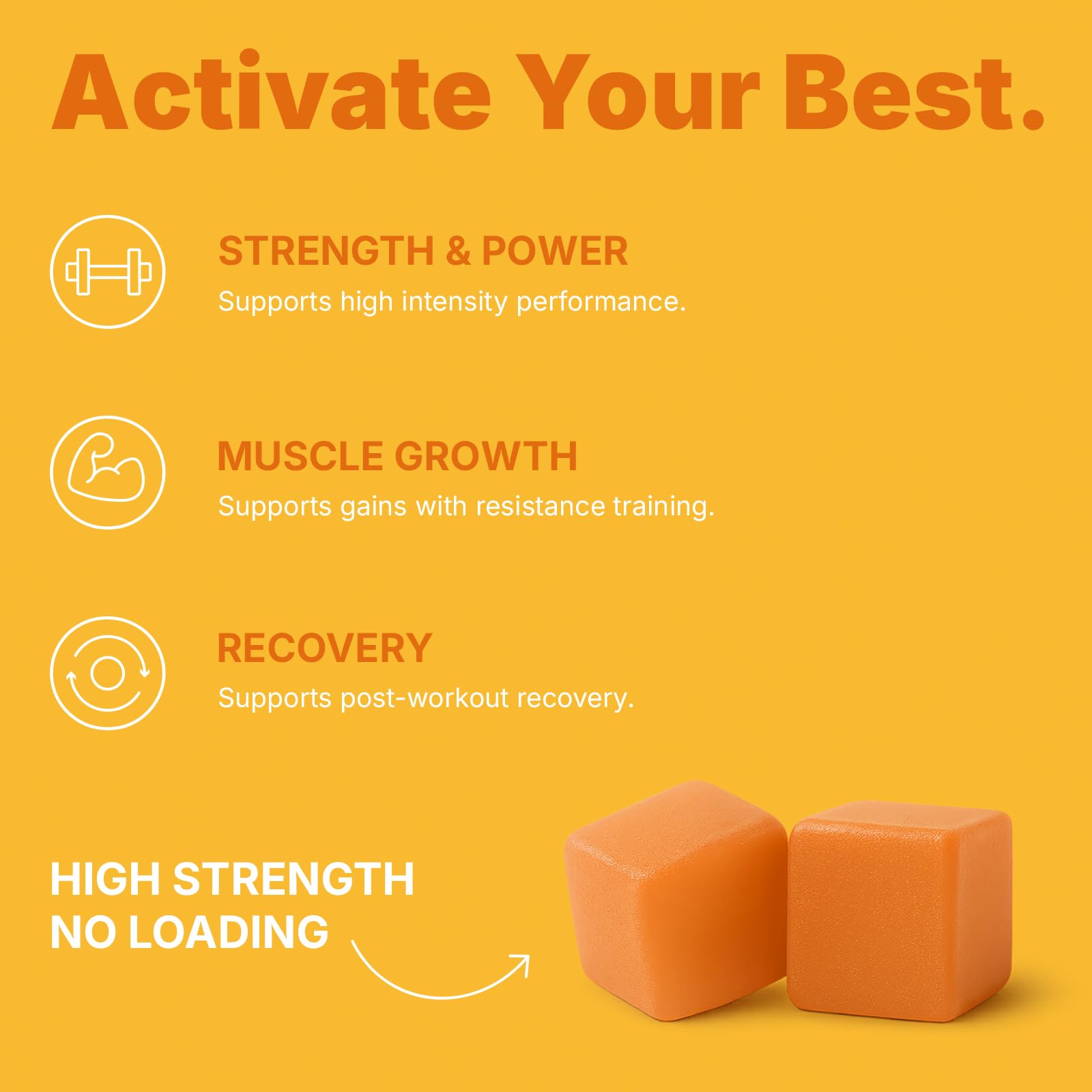 JOHN RAMBO Creatine Monohydrate Gummies – 3600mg Real Creatine Per Serving – Transparent Label, Refreshing Orange Flavor, Lab-Tested Muscle & Strength Supplement JOHN RAMBO Au supplements