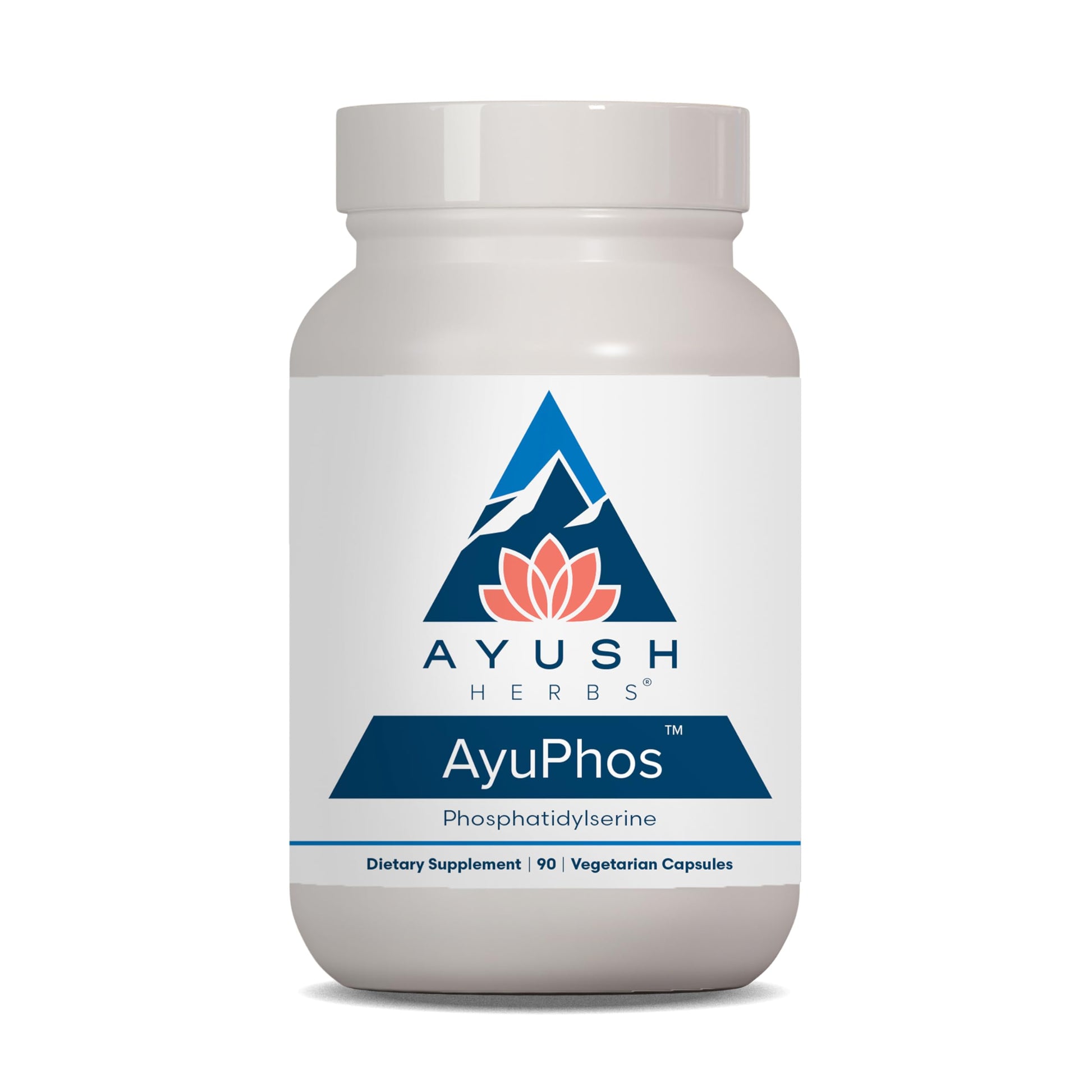 Ayush Herbs AyuPhos - Phosphatidylserine Supplement for Men & Women, Soy-Free Phosphatidyl Serine, Brain, Memory, & Cognitive Support for Adults, 200mg Per Pill - 45 Servings Ayush Herbs Au supplements