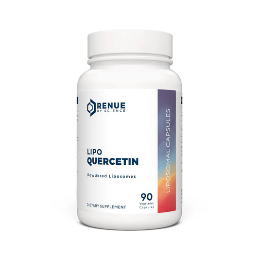 Renue By Science Quercetin | High Strength Liposomal Quercetin Supplements | 90 Quercitin Capsules - 150mg Quercetin per Serving | Non-GMO | Made in The USA & Third-Party Tested Renue By ScienceAU supplements