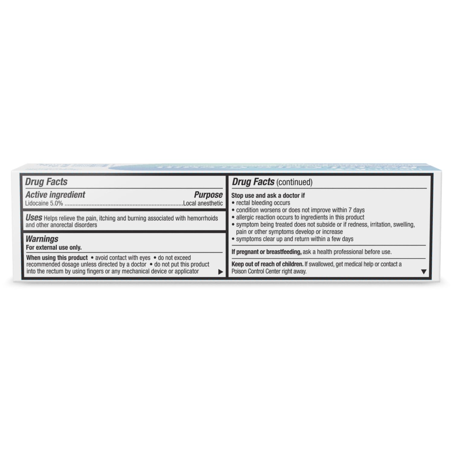 HealthA2Z® Rectal Care Cream | Lidocaine 5% / Local Anesthetic | 28g Tube | Topical Numbing Cream & Other Anorectal Disorders | Relieves Pain, Itching & Burning HealthA2Z Au supplements