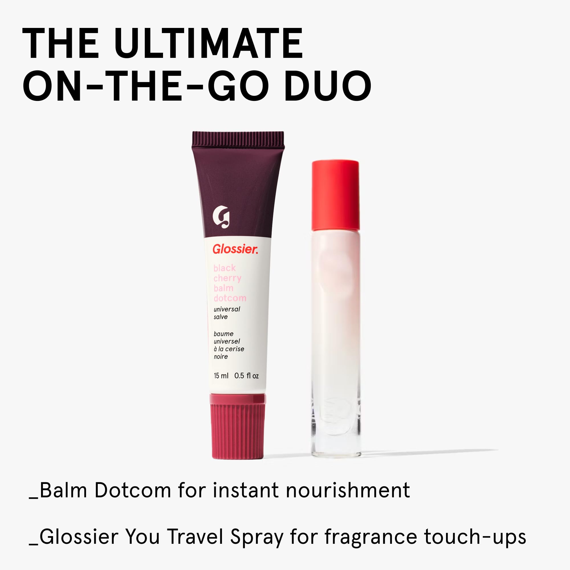 Glossier Balm Dotcom Hydrating Tinted Lip Balm - Universal Salve, Up to 12Hr Moisture for Dry Lips, Cuticles & Skin - Lanolin, Beeswax & Castor Oil - Black Cherry, Burgundy Tint, 15ml Glossier Au supplements