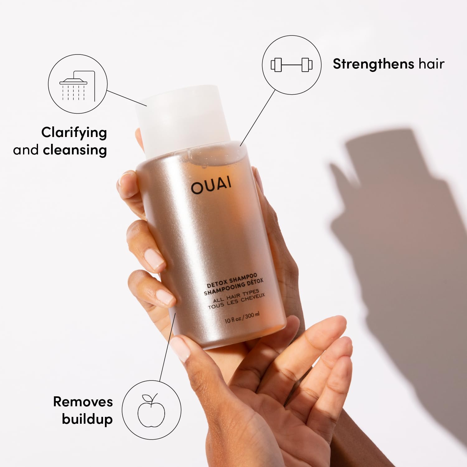 OUAI Travel Kit - Includes Travel Size Leave In Conditioner, Detox Shampoo, Fine to Medium Hair Mask, Scalp & Body Scrub (4 Count) OUAI Au supplements