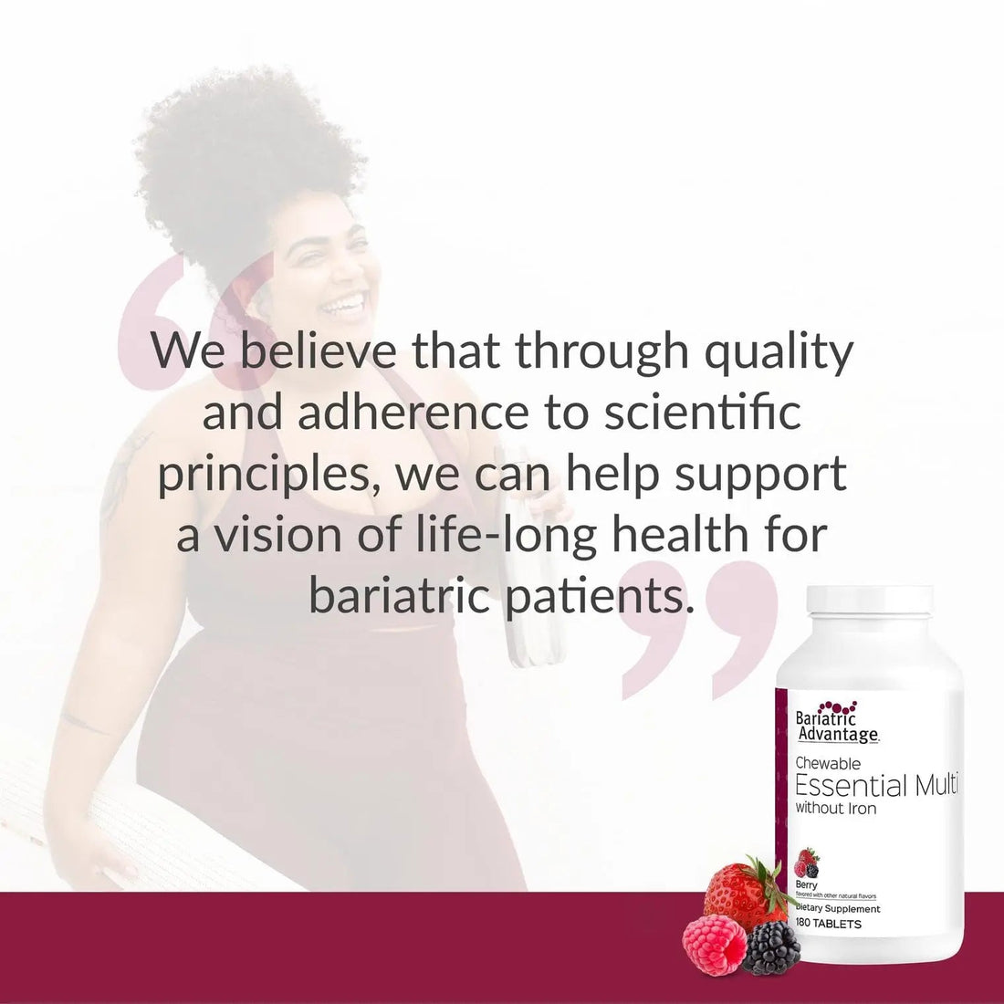 Bariatric Advantage Chewable Essential Multivitamin Without Iron - 200 DV of Key Nutrients - Trace Mineral Support Bariatric Advantage uk supplements