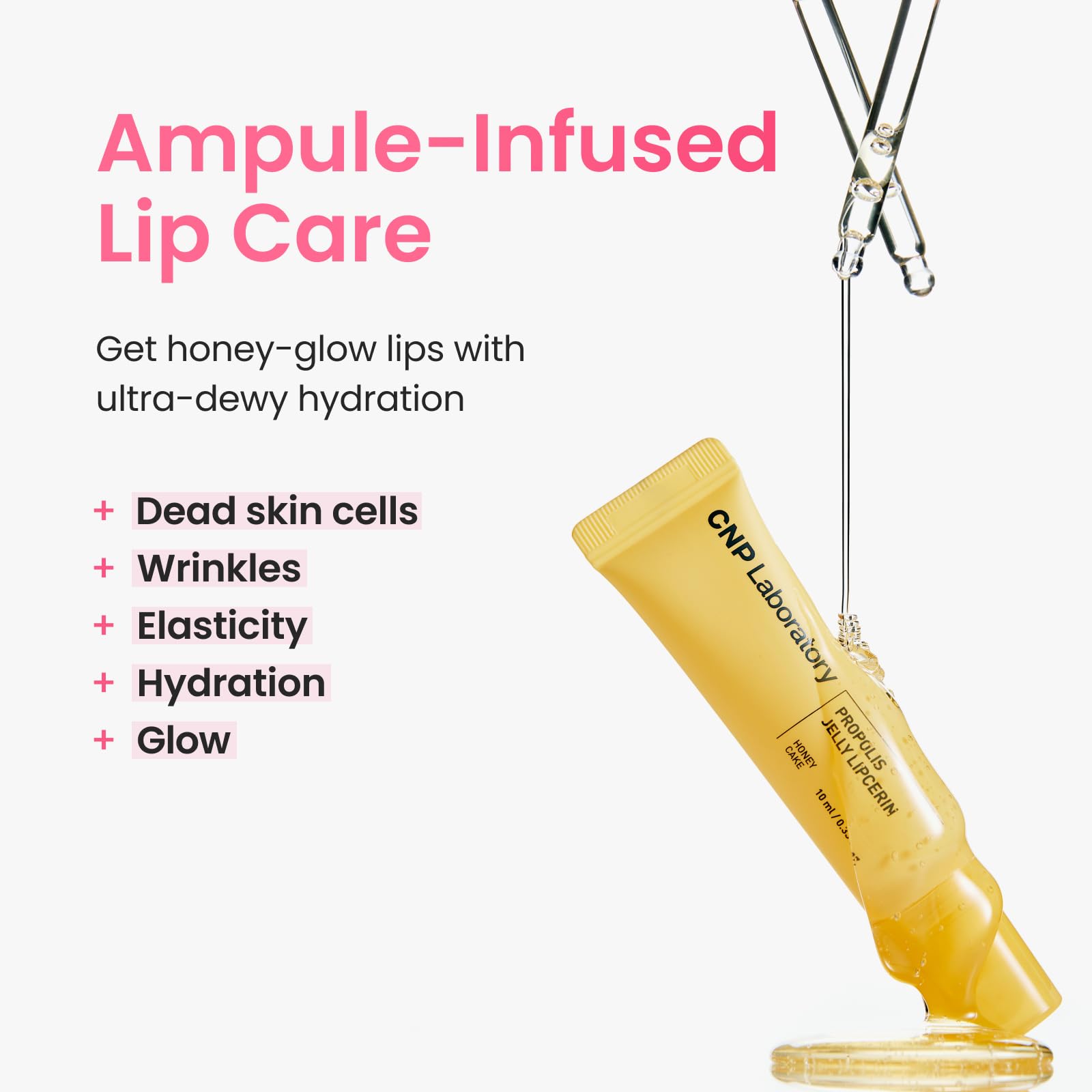 CNP Propolis Jelly Lipcerin™ - 01 Honey Cake, Hydrating Lip Balm & Gloss with Manuka Honey + Hyaluronic Acid, Stocking Stuffers, Gifts for Women, 0.3 fl.oz. CNP Au supplements