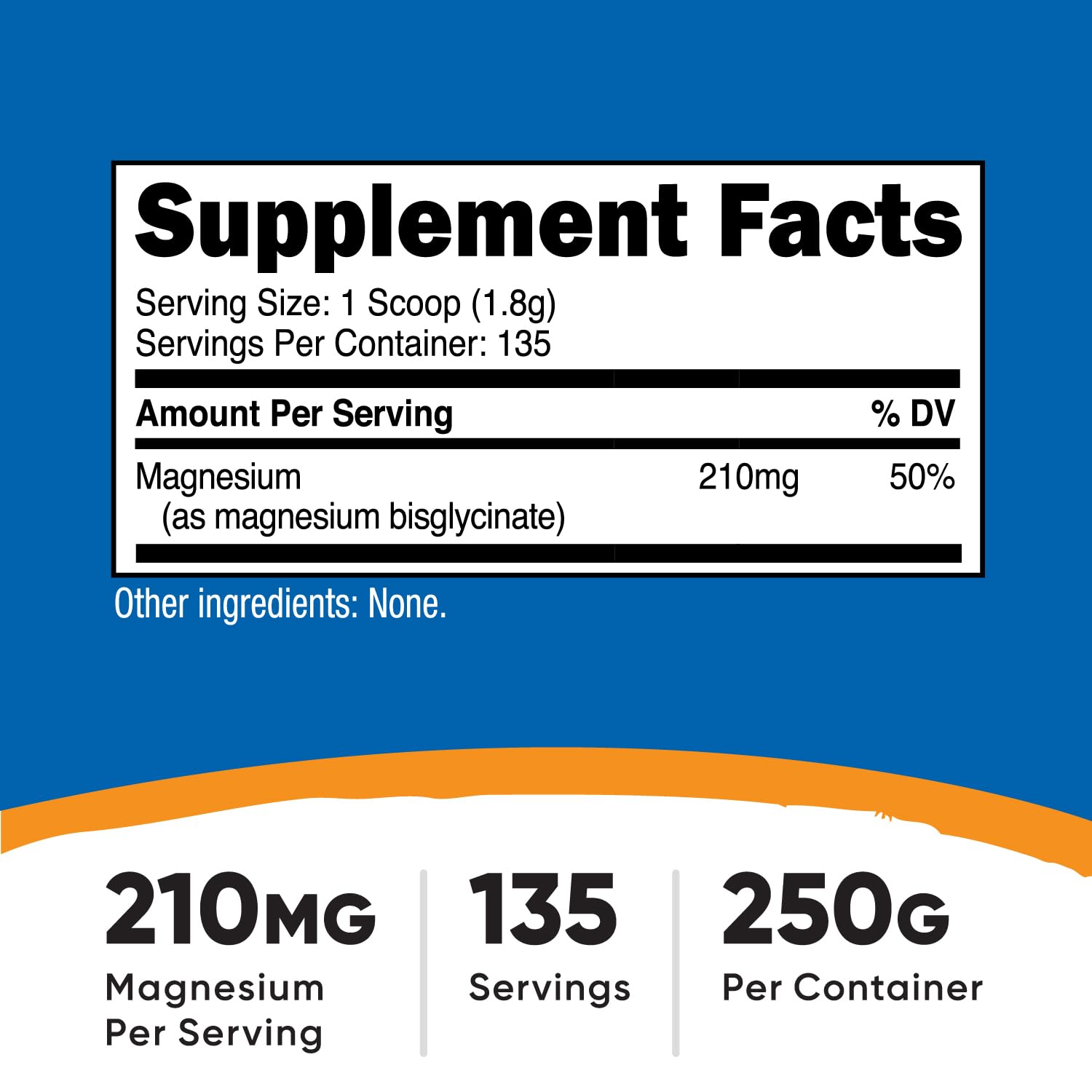 Nutricost Magnesium Glycinate Powder (250 Grams) (Unflavored) Nutricost Au supplements
