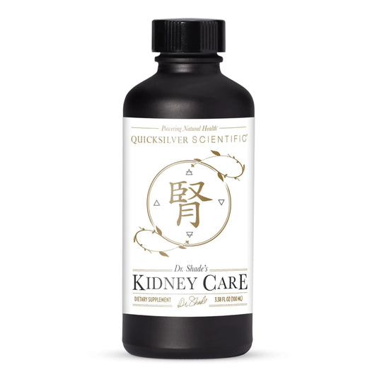 Quicksilver Scientific Kidney Care - Kidney Cleanse & Lymphatic Drainage Supplements - Astragaloside IV Extract, Zhu Ling, Goldenrod, Ferulic Acid, He Shou Wu & Dandelion Leaf (3.38oz / 100ml) Quicksilver ScientificAU supplements