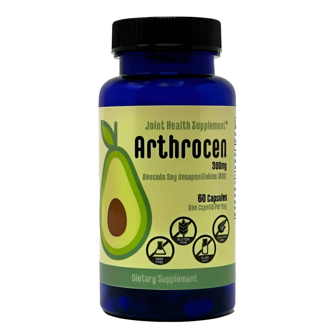 Arthrocen Joint Health Supplement with 300 mg ASU (Avocado Soy Unsaponifiables) – Supports Joint Mobility & Cartilage – Plant-Based Daily Joint Support – Non-GMO, Gluten & Dairy Free – 60-Day Supply Arthrocen uk supplements
