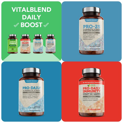 Vitamin Bounty Prebiotic Capsules - PreforPro® Prebiotics Supplement for Women & Men Digestive Health & Advanced Gut Health – No Fiber, No Bloating Vitamin BountyUS supplements