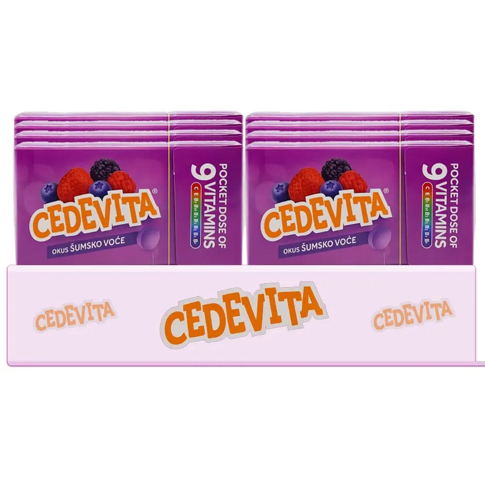 Cedevita Multivitamin Healthy and Sweet Candies - Pack of 8 (Forest Fruit) SORINA Au supplements