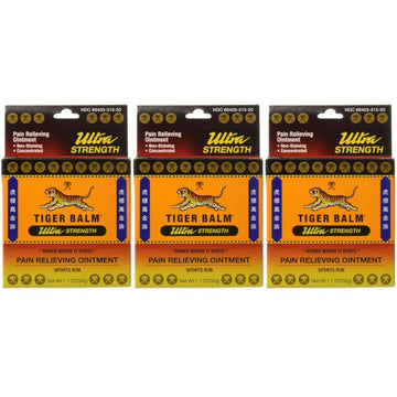 Tiger Balm Sport Rub Pain Relieving Ointment, Ultra Strength 1.70 oz (Pack of 3) Tiger Balm Au supplements