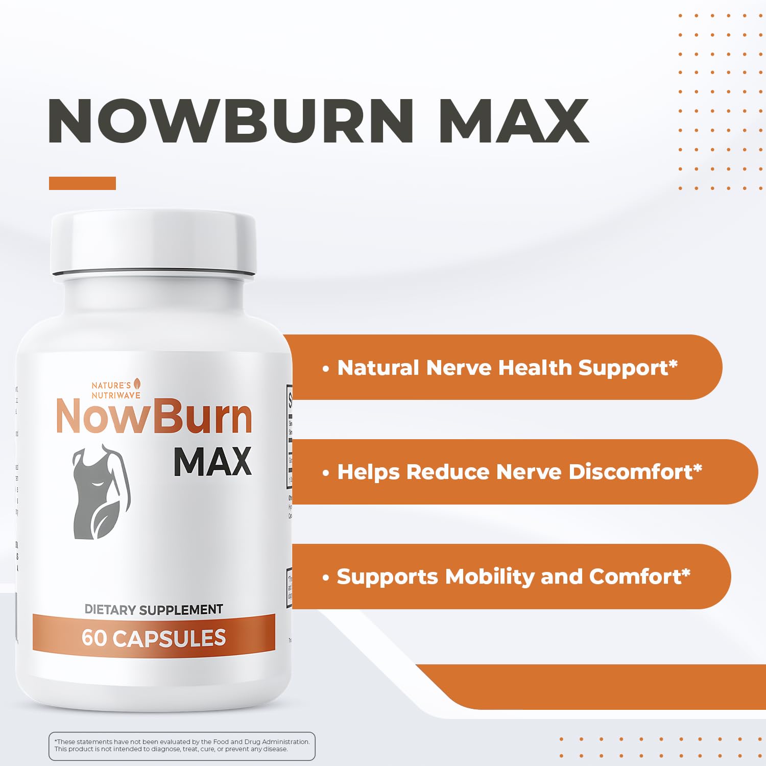 NowBurn Max – Natural Capsule Supplement with Garcinia Cambogia – Non-GMO, Easy to Take, Manufactured in USA in GMP-Certified Facility – 60 Capsules, 1 Month Supply Nature’s NutriWave Au supplements
