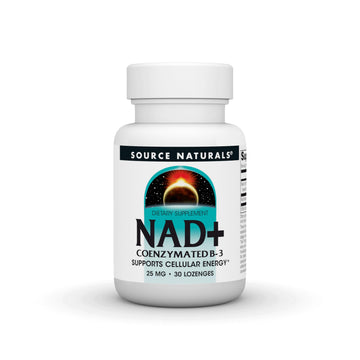 Source Naturals NAD+, Coenzymated B-3, Supports Cellular Energy*, 25 mg - 30 Lozenges Source Naturals Au supplements