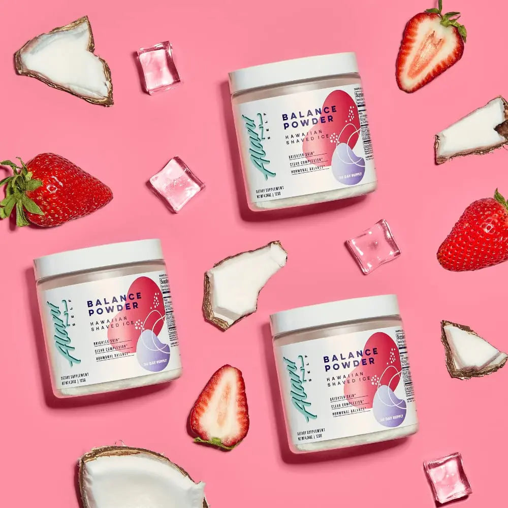 Alani Nu Balance Powder Hawaiian Shaved ICE | Supplement for Women | Hormonal Supp Alani Nu uk supplements