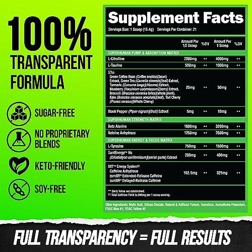 ALPHA LION Superhuman Pre Workout Powder & Post Workout Recovery Bundle, Sustained ALPHA LION Au supplements
