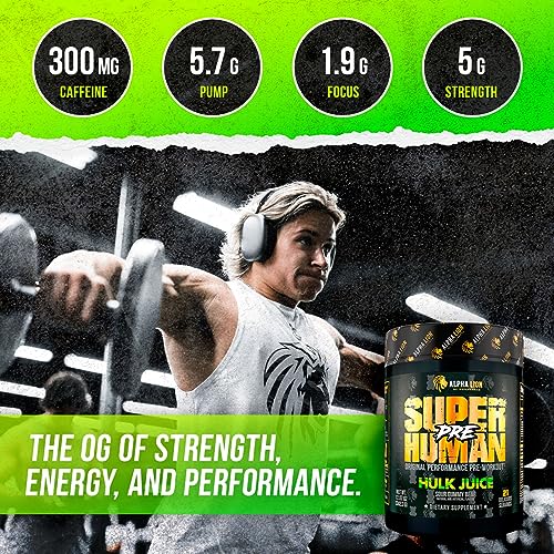ALPHA LION Superhuman Pre Workout Powder & Post Workout Recovery Bundle, Sustained ALPHA LION Au supplements