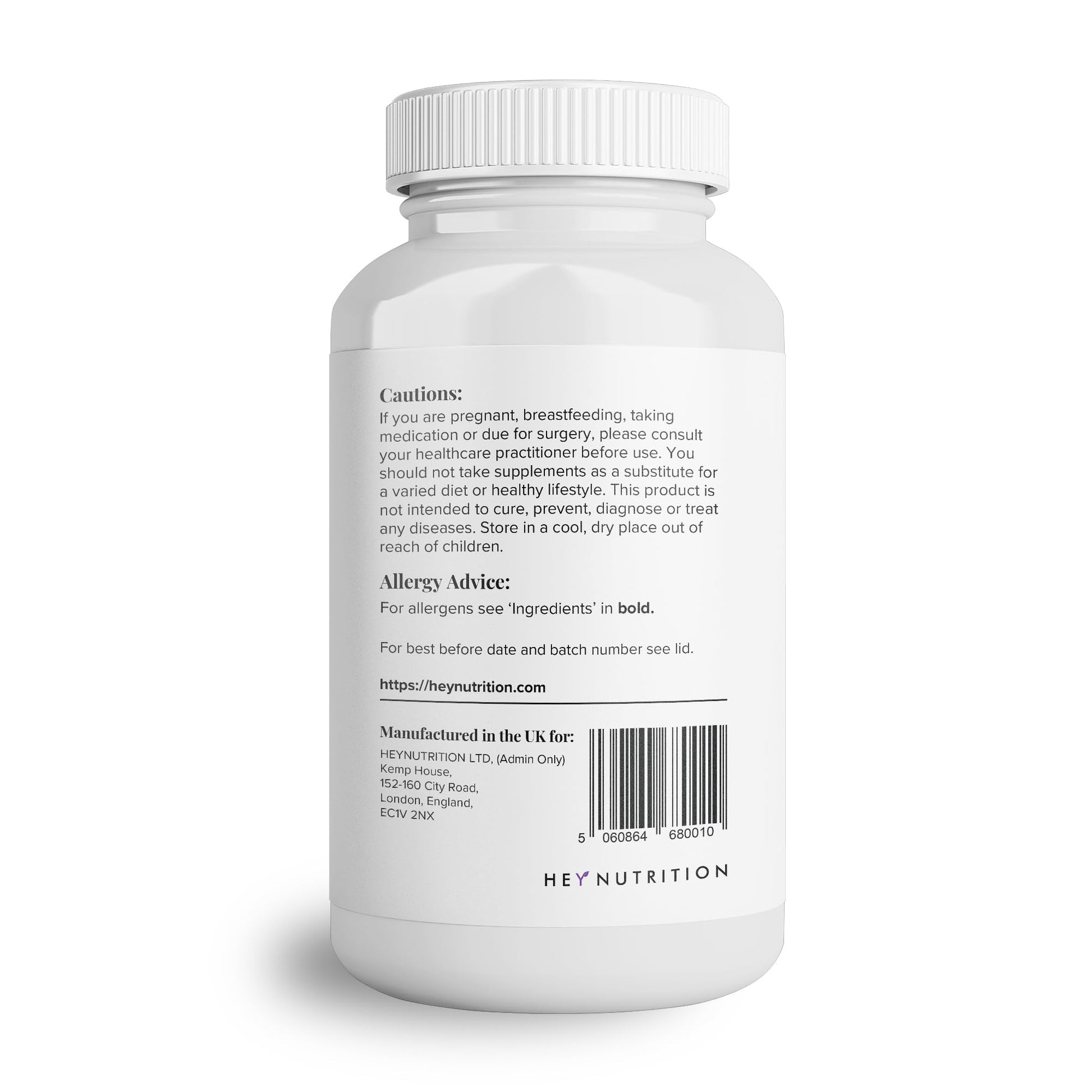 Hey Nutrition Collagen Complex Hyaluronic Acid & Sea Kelp Vitamin E, C, Biotin - Healthy Nails, Skin, Hair Joints Metabolism Hey Nutrition Au supplements