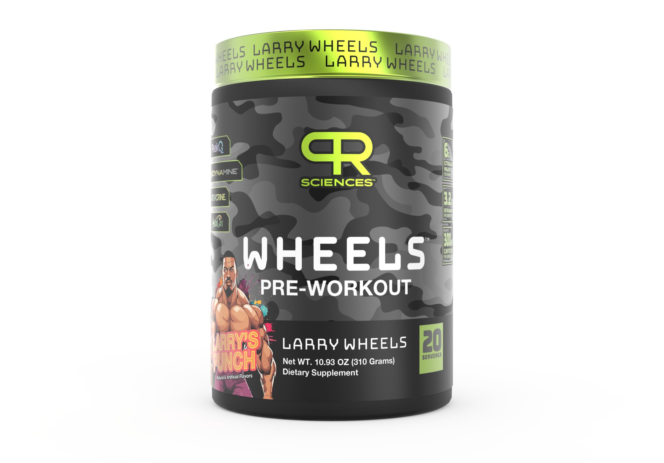 Larry Wheels' PR Preworkout - Enhance Performance with 6g Citrulline, 3.2g Beta Alanine PR Sciences Au supplements
