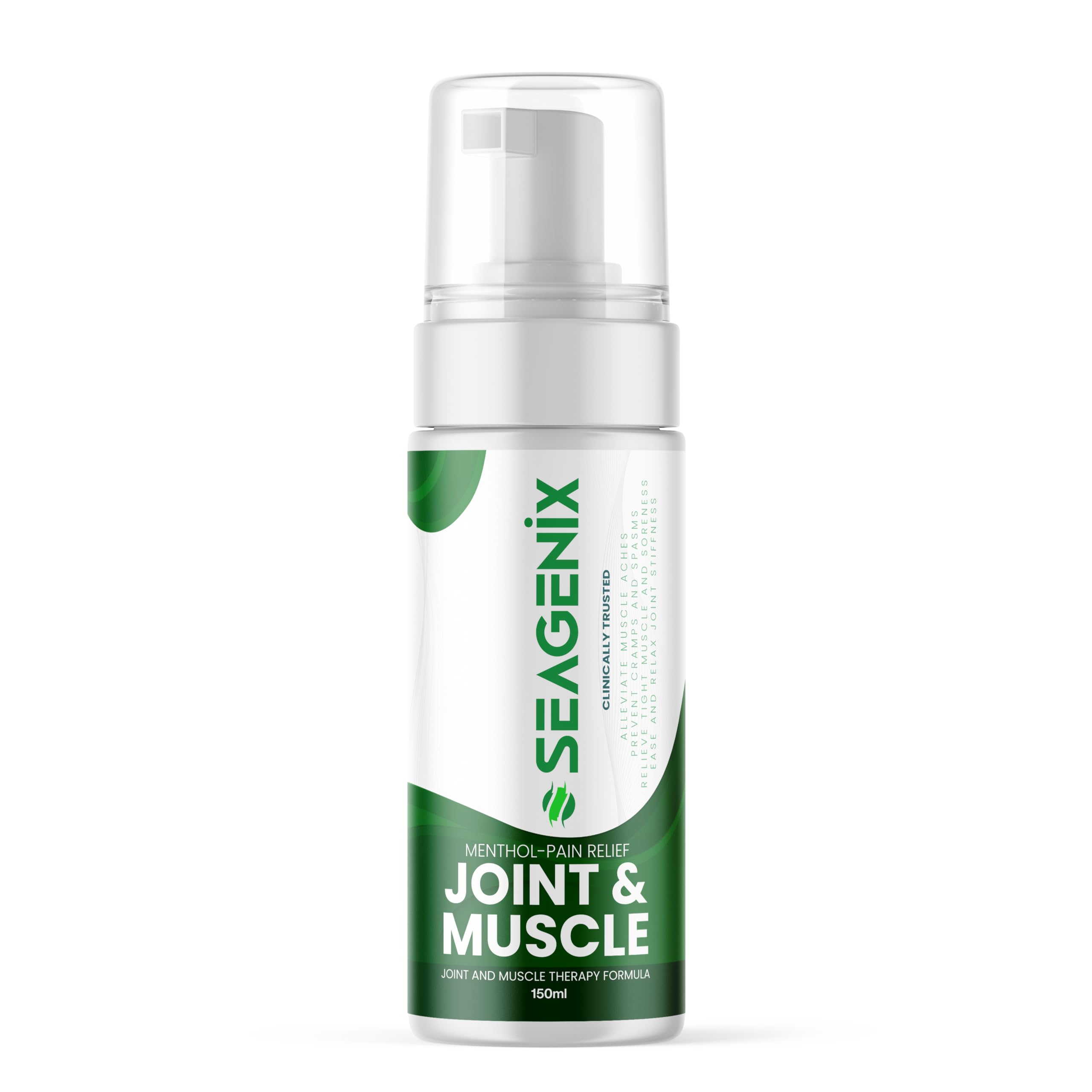 Seagenix Menthol Relief Muscle and Joint Foam - Magnesium Spray Menthol Formula - Joint and Muscle Relief – Relax Tight Muscles – Ease Muscle Cramps Fast - All Natural – Relief for Legs, Neck, Back. Seagenix Au supplements