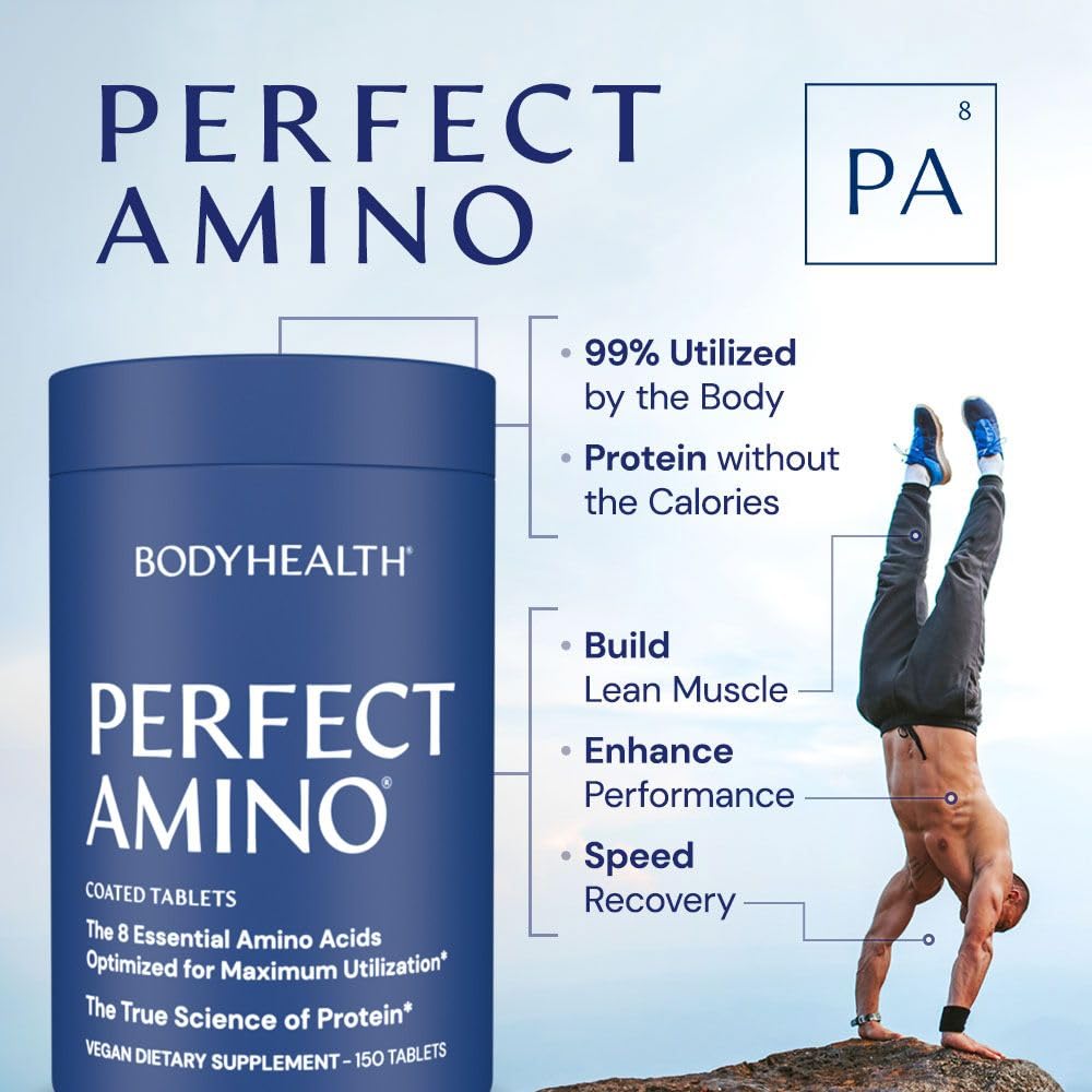 BodyHealth PerfectAmino (150 ct) Easy to Swallow Tablets, Essential Amino Acids Supplement BodyHealth Au supplements
