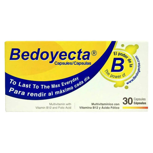 Bedoyecta Multivitamin, 30 Capsules Each (Pack of 4) BedoyectaAU supplements