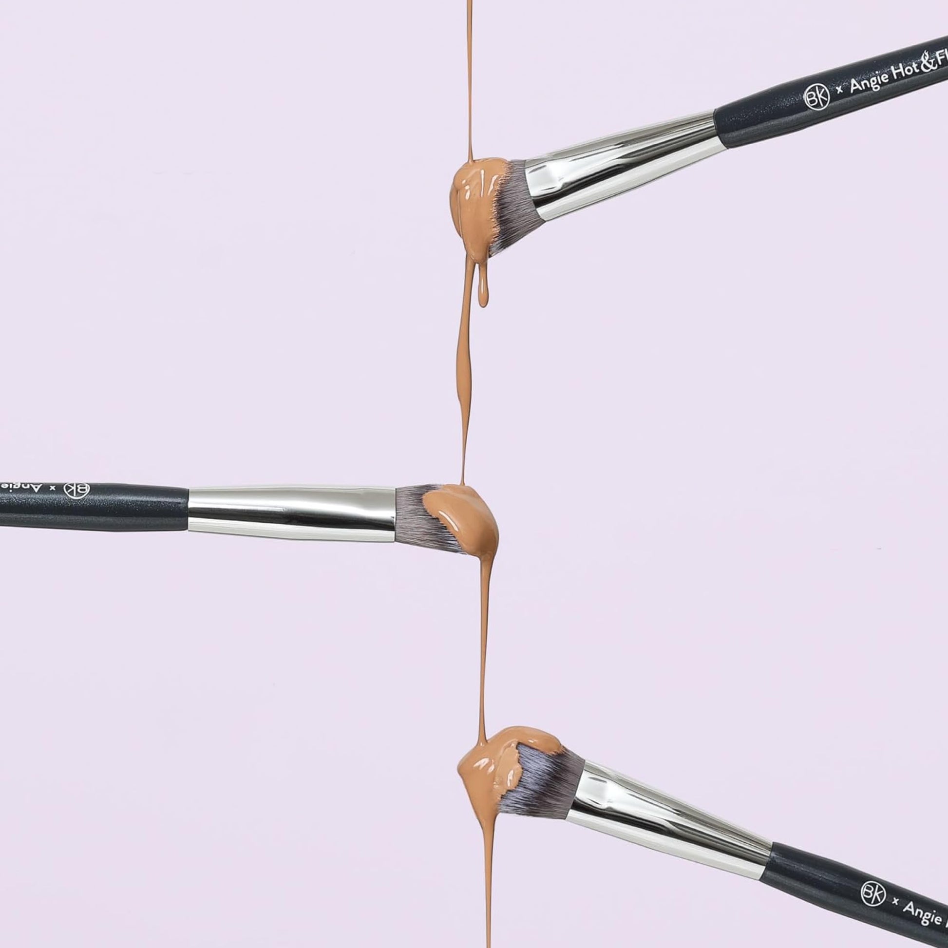 BK BEAUTY BRUSHES - ANGIE HOT & FLASHY A506 CONCEALER - Viral "Kitten Paw" Face Brush - Under-Eye Concealing and Contouring - Makeup Brushes BK BEAUTY Au supplements