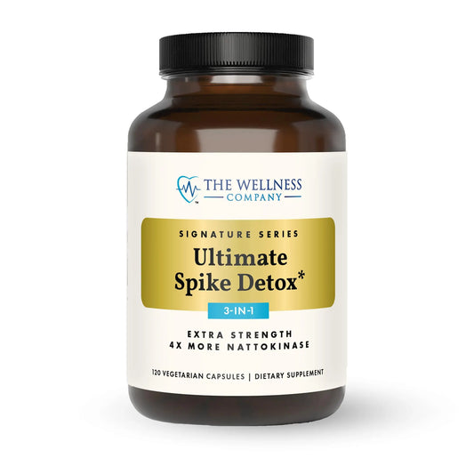 The Wellness Company Ultimate Spike Detox – Dr. McCullough Designed - 3-in-1 Nattokinase, Turmeric, & Bromelain Extra Strength The Wellness CompanyAU supplements