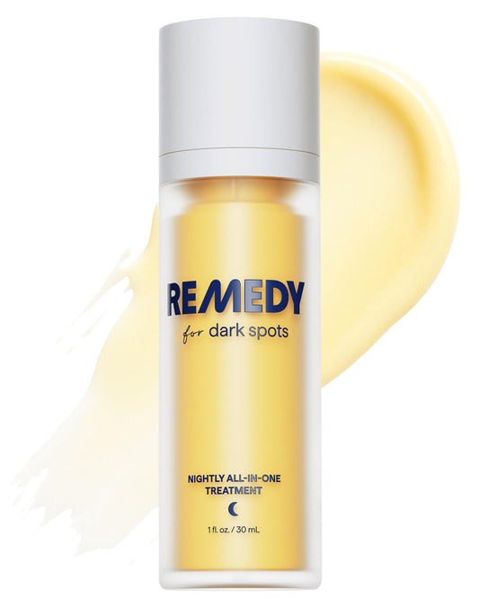 Remedy for Dark Spots | Advanced Night Treatment with Retinol & Kojic Acid | For Discoloration and Uneven Tones | With Glutathione Remedy ScienceUS supplements