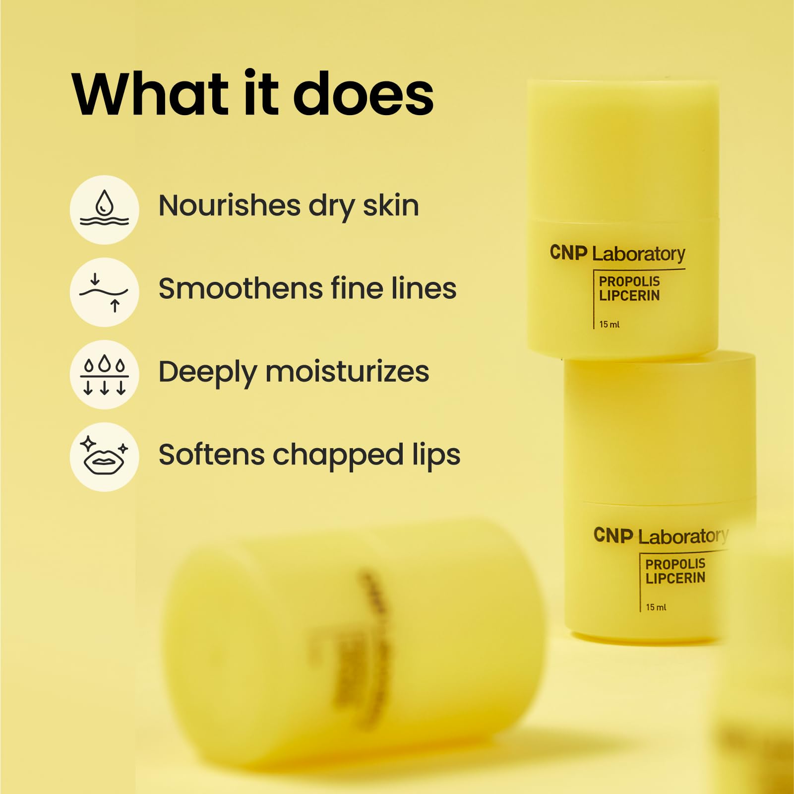 CNP Honey Lip Butter - Propolis Lipcerin™ 01 Original, Hydrating Overnight Manuka Lip Balm & Mask, 12hr Long-Lasting Moisture, Stocking Stuffers, Gifts for Women, 0.5 fl.oz. CNP Au supplements