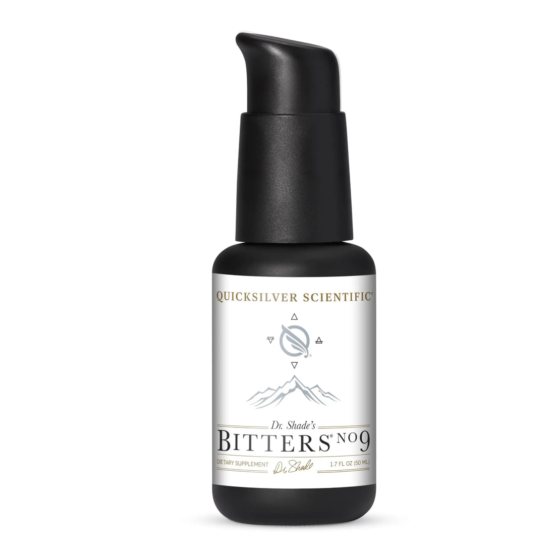 Quicksilver Scientific Dr. Shade's Bitters No. 9 - for Digestion - Fast Acting Liposomal Digestive Bitters with Milk Thistle, Burdock Root & Juniper Essential Oil - Digestive Support (50ml) Quicksilver Scientific Au supplements