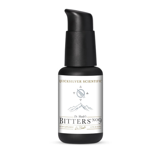Quicksilver Scientific Dr. Shade's Bitters No. 9 - for Digestion - Fast Acting Liposomal Digestive Bitters with Milk Thistle, Burdock Root & Juniper Essential Oil - Digestive Support (50ml) Quicksilver ScientificAU supplements