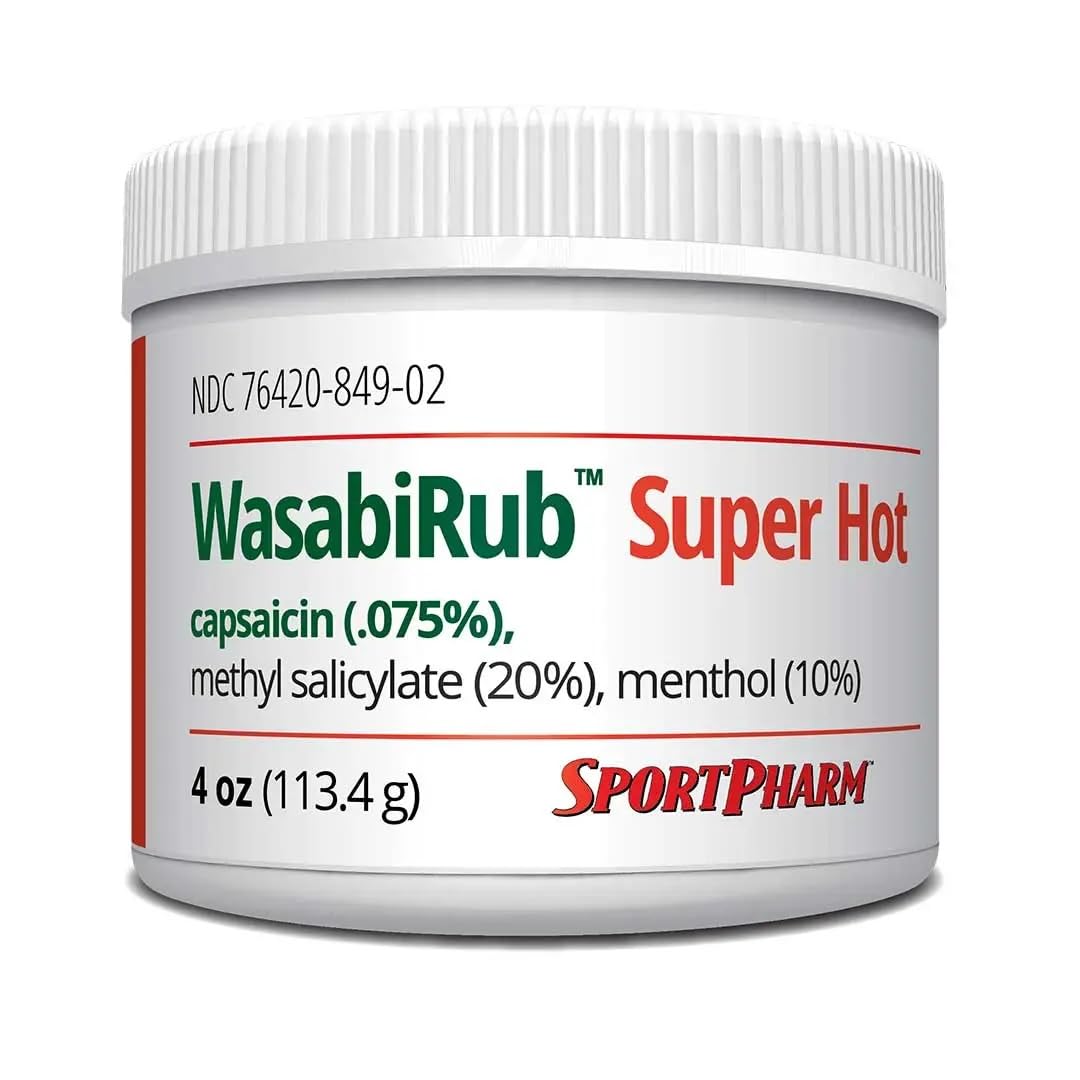SportPharm WasabiRub Super Hot Sports Topical Pain Relief Gel SportPharm Au supplements