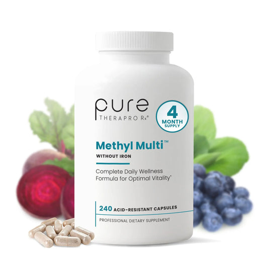 Pure Therapro Rx Methylated Multivitamin for Men and Women | Made in USA | Methyl Multi Without Iron Methyl B12 & Methylfolate Pure Therapro RxAU supplements