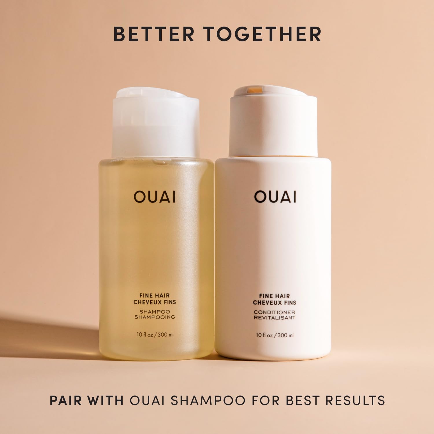 OUAI Fine Hair Conditioner Travel Size - Volumizing Conditioner for Fine Hair with Keratin, Biotin & Chia Seed Oil - Adds Softness, Bounce & Volume - Free from Parabens, Sulfates & Phthalates (3 Oz) OUAI Au supplements