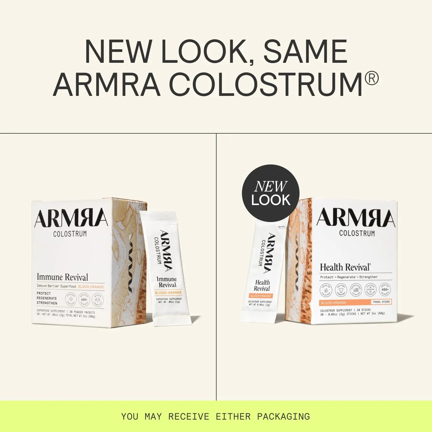 ARMRA Colostrum™ Powder | Blood Orange | Gut Health & Bloating | Skin & Hair | Immunity | Keto, Gluten & Fat-Free | 30 Servings ARMRA Au supplements