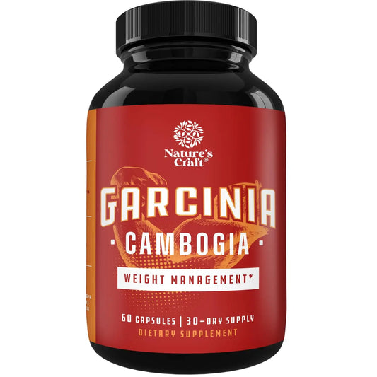 Pure Garcinia Cambogia Weight Loss Pills 95% HCA - Garcinia Cambogia Extract Herbal Supplement Natures CraftAU supplements