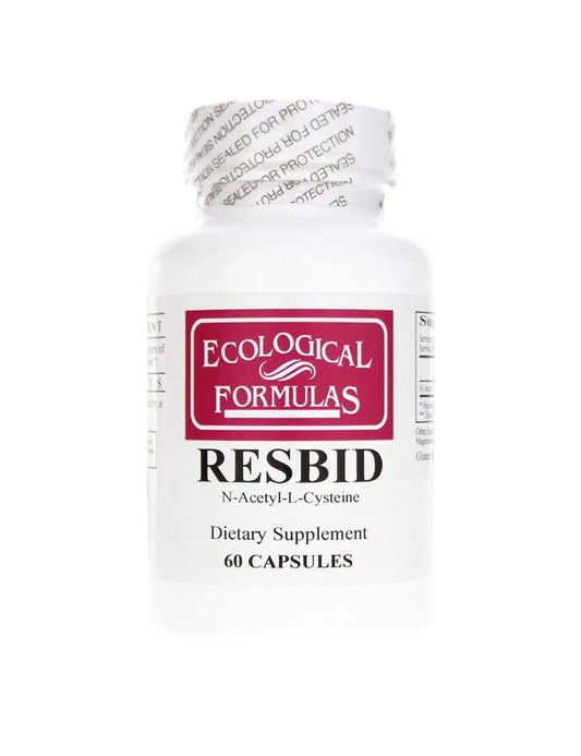 Ecological Formulas Resbid 500 Mg, White, 60 Count Ecological FormulasAU supplements