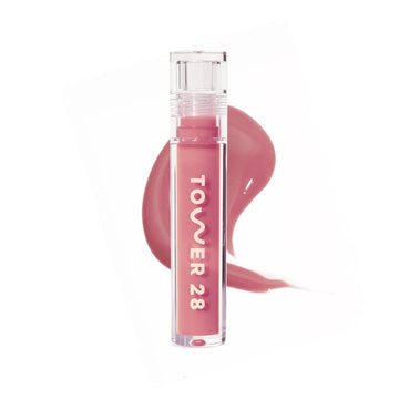 Tower 28 ShineOn Lip Gloss Jelly - Hydrating Tinted Lip Balm + Milky Gloss for Sensitive Lips - Non-Sticky + High-Shine Jelly Formula with Nourishing Oil Blend - Pistachio - Nude Pink (0.13) Tower 28 Au supplements