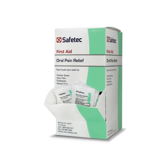 Safetec Oral Pain Relief, .75 g Packets, Box of 144 SafetecAu supplements