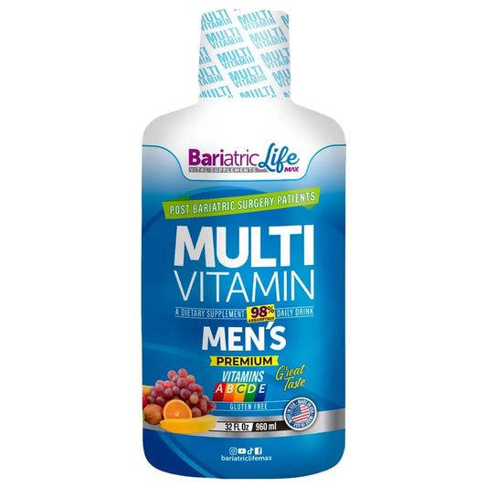 Bariatric Multivitamin Design for Post Bariatric Surgery Mens Patients, Sugar Free, 100+ Vitamins, Minerals & Amino Acids, Supports Muscle, Heart Bariatric Life MaxAU supplements