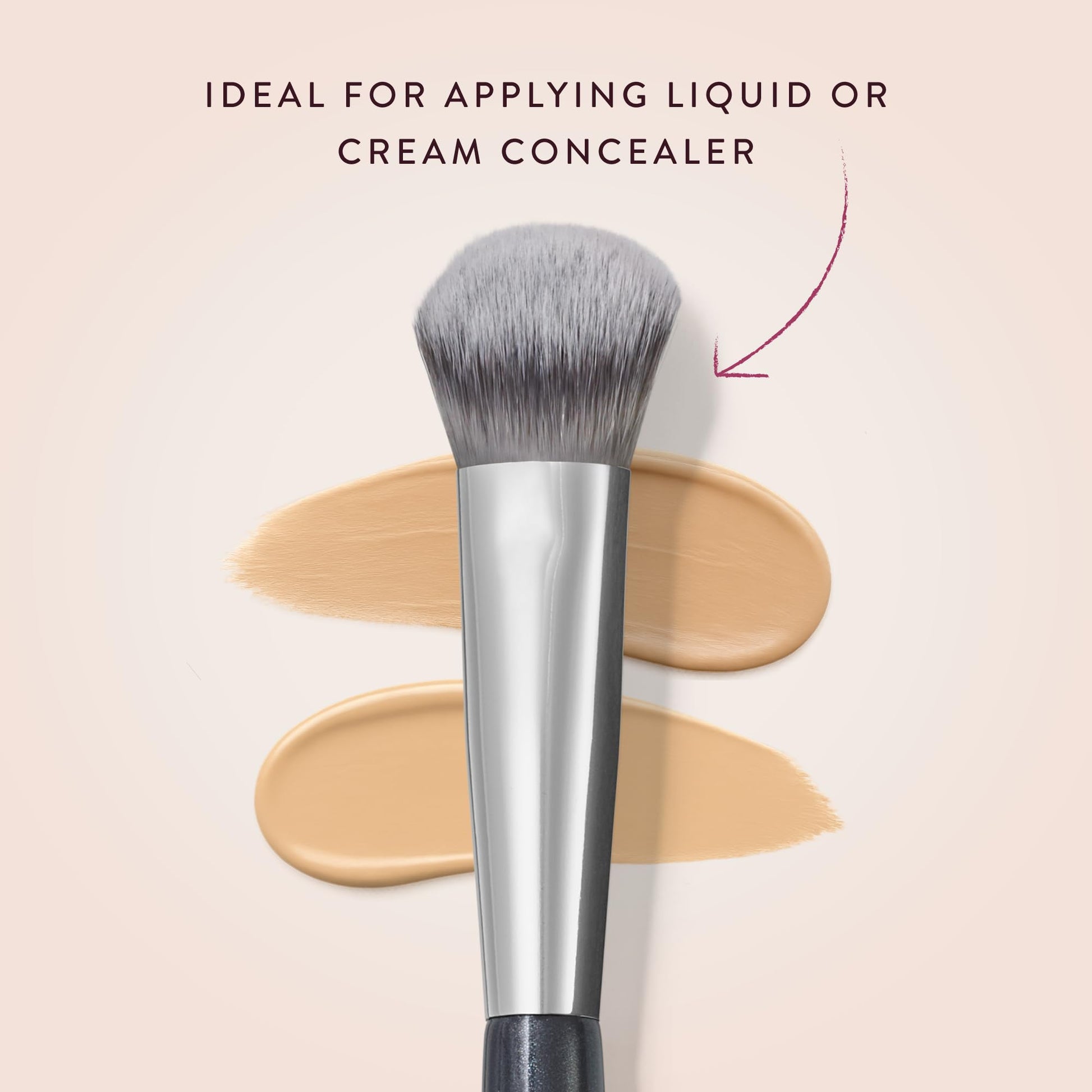 BK BEAUTY BRUSHES - ANGIE HOT & FLASHY A506 CONCEALER - Viral "Kitten Paw" Face Brush - Under-Eye Concealing and Contouring - Makeup Brushes BK BEAUTY Au supplements