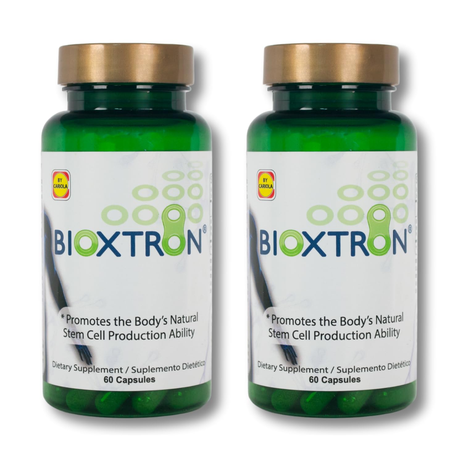 Bioxtron Natural AFA Stem Cell Supplement - Joint Support & Muscle Pain - Immune System Support - Support Energy Levels - Natural Blue Green Algae Spirulina - Pack of 2-120 Caps Bioxtron Au supplements