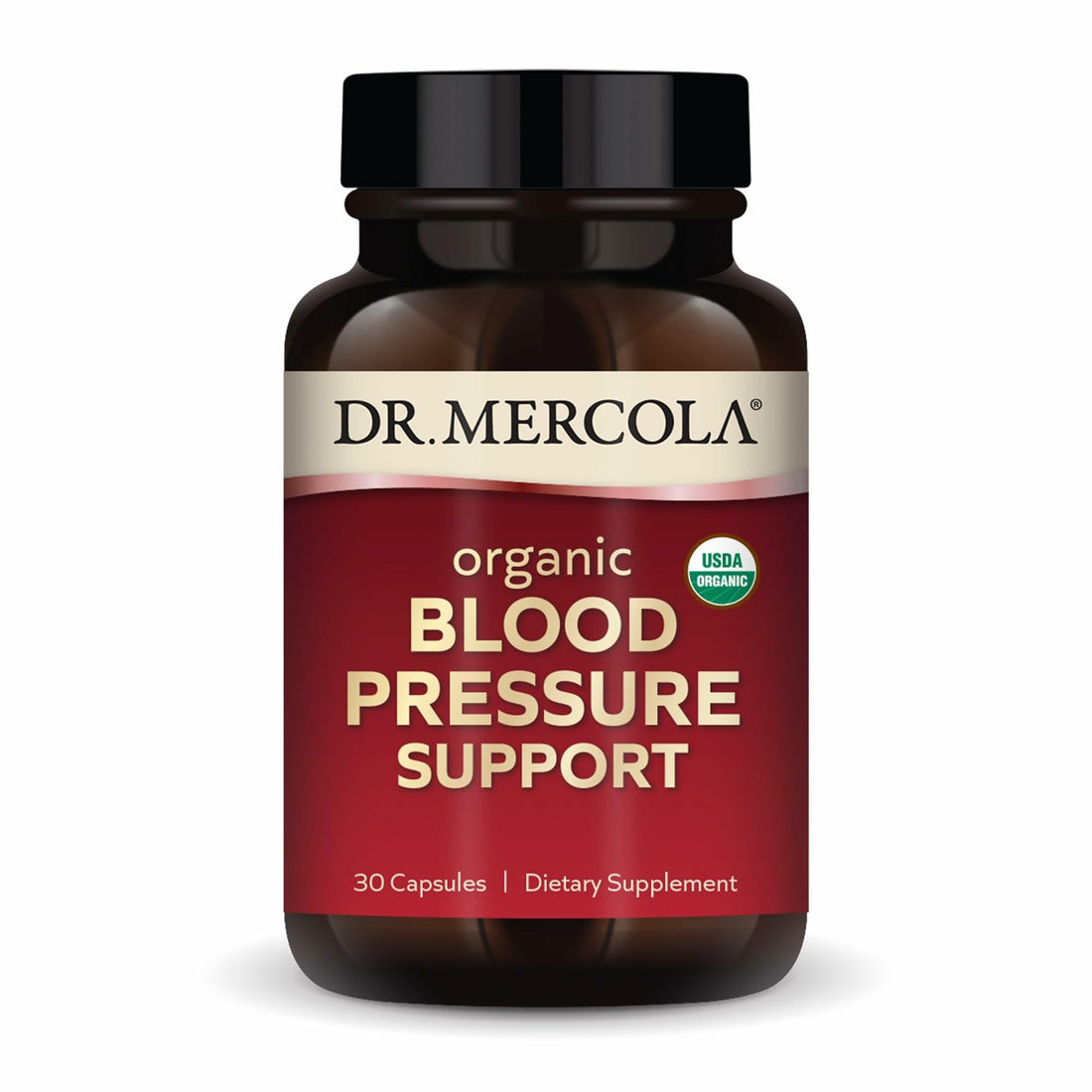 Dr. Mercola Organic Blood Pressure Support - Supports Healthy Circulation - High-Potency Grape Seed Extract - Non-GMO & Soy-Free - 30 Capsules (30 Servings) Dr. Mercola Au supplements