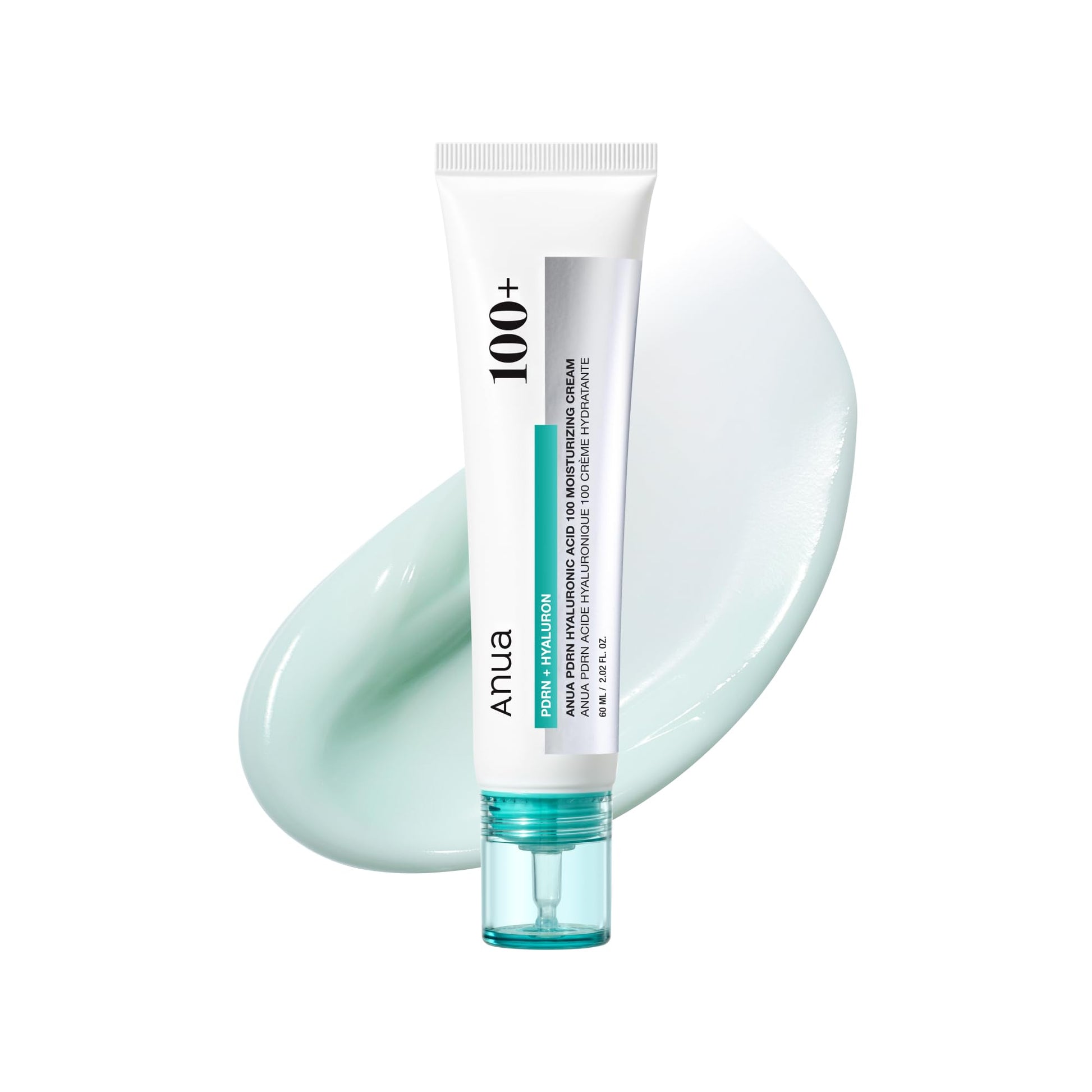 Anua PDRN Hyaluronic Acid 100 Moisturizing Cream, Lightweight, Non-Greasy Hydrating Face Moisturizer with Salmon DNA for Glass Skin, Korean Skincare (2.02 fl oz) ANUA Au supplements