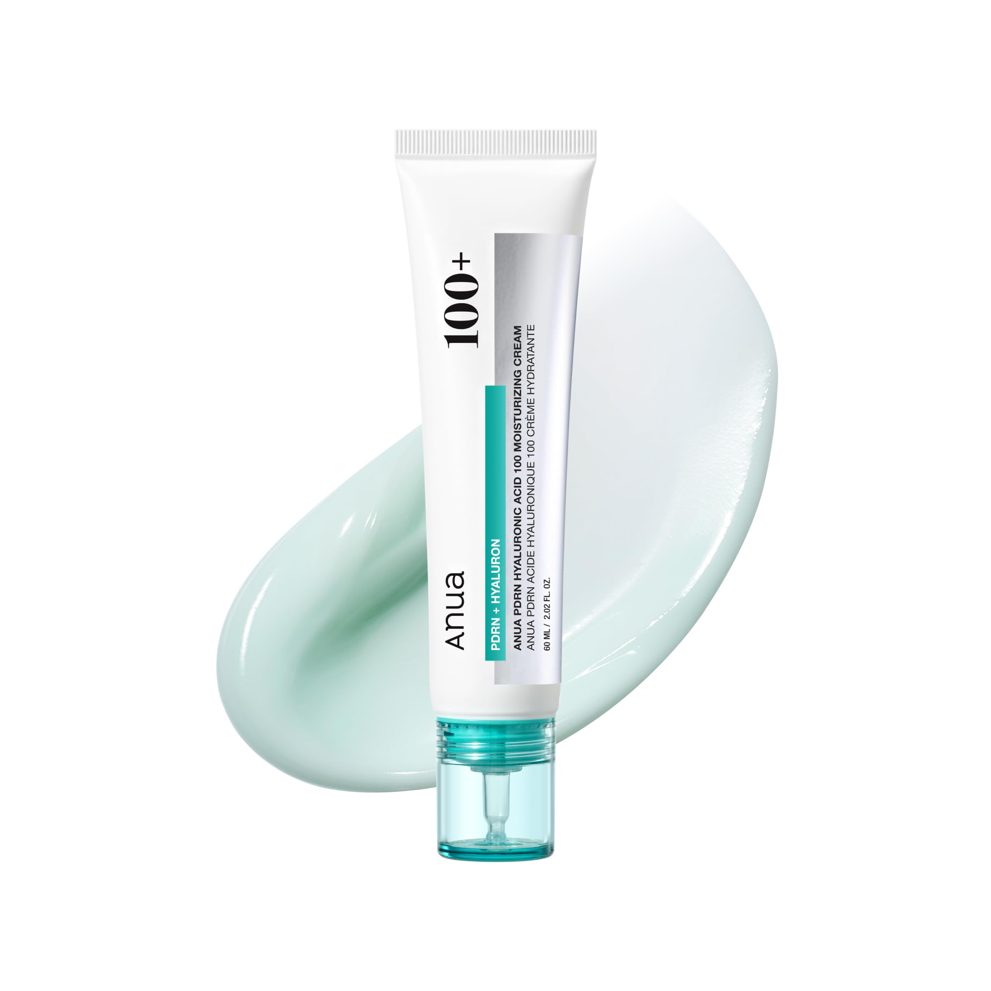 Anua PDRN Hyaluronic Acid 100 Moisturizing Cream, Lightweight, Non-Greasy Hydrating Face Moisturizer with Salmon DNA for Glass Skin, Korean Skincare (2.02 fl oz) ANUA Au supplements