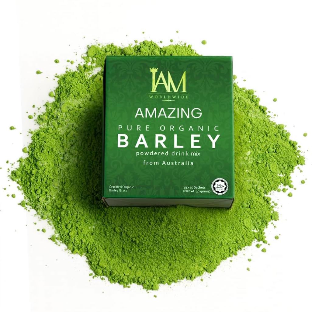 IAM Amazing Pure Organic Barley Powder Drink Barley Green Natural Blend XLXZHYF uk supplements