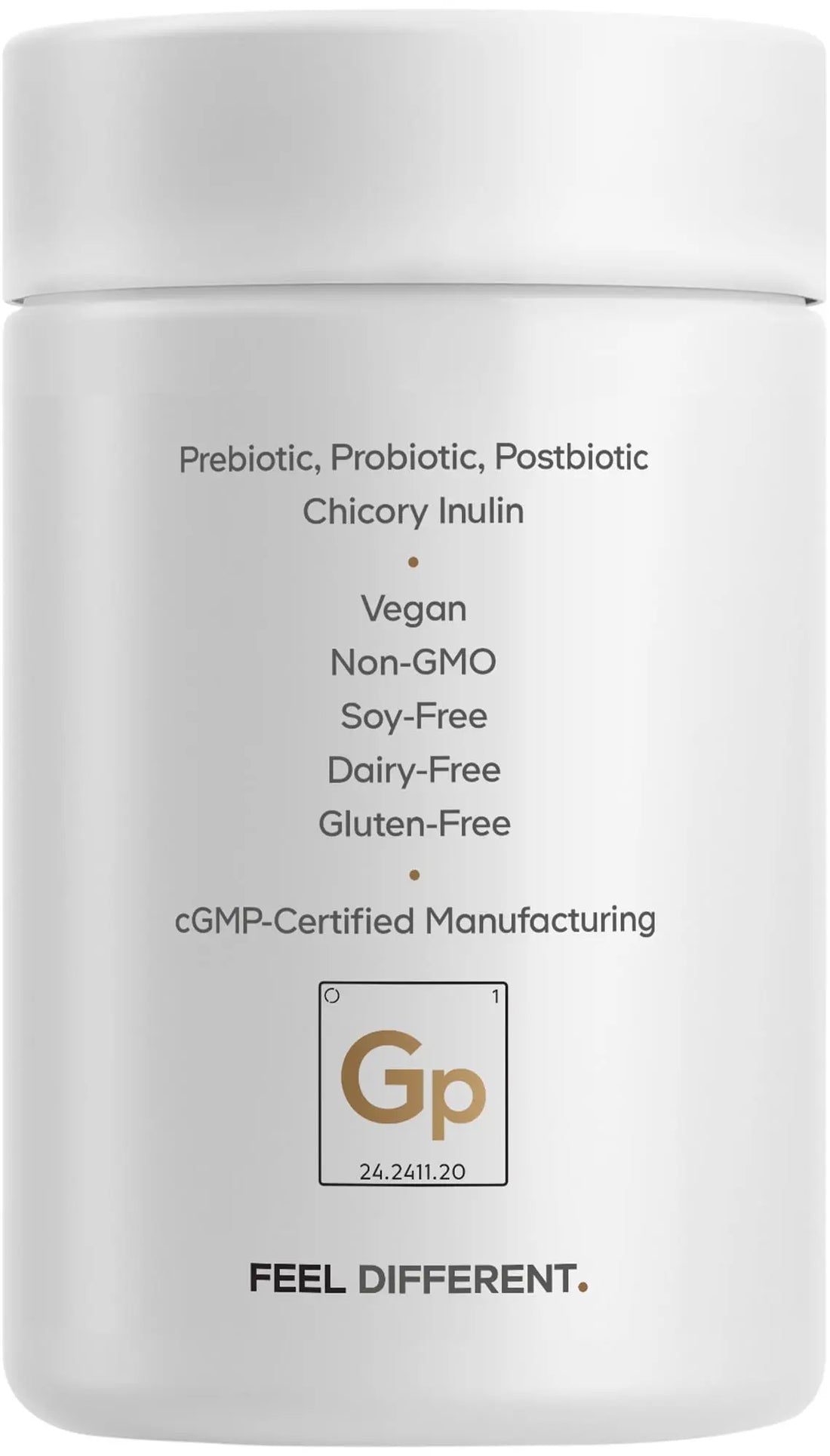 Codeage GLP-1 Probiotic+ - Live Probiotics Akkermansia, Clostridium, Bifidobacterium, Chicory Inulin Probiotic, Prebiotics & Postbiotics Supplement - 500 Million AFU - 30 Capsules Codeage uk supplements